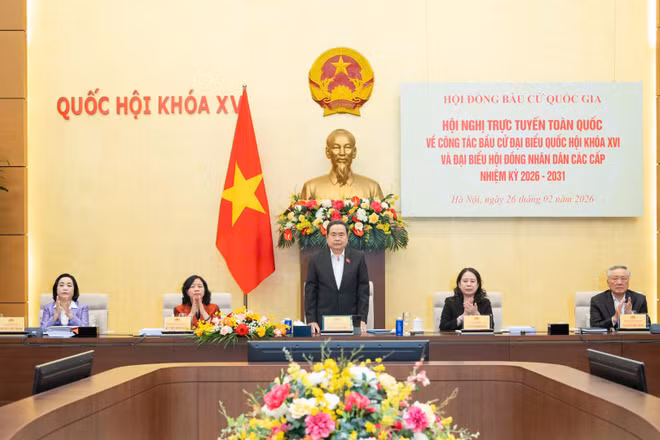 Hội nghị trực tuyến toàn quốc triển khai công tác bầu cử đại biểu Quốc hội và HĐND các cấp
