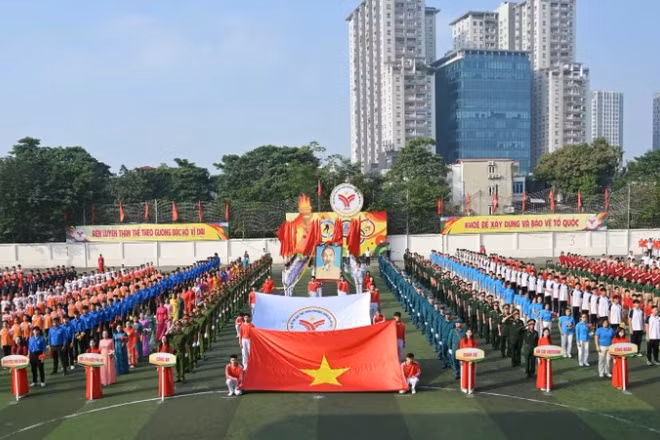 Đại hội Thể dục thể thao cấp cơ sở của Hà Nội đã góp phần thúc đẩy phong trào luyện tập thể thao trong nhân dân.