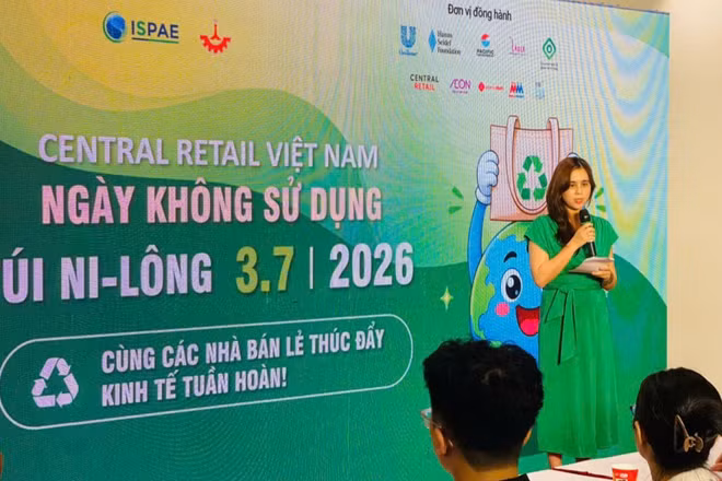 Lễ phát động Chiến dịch "Ngày không sử dụng túi ni-lông tại Việt Nam". (Ảnh: VT)