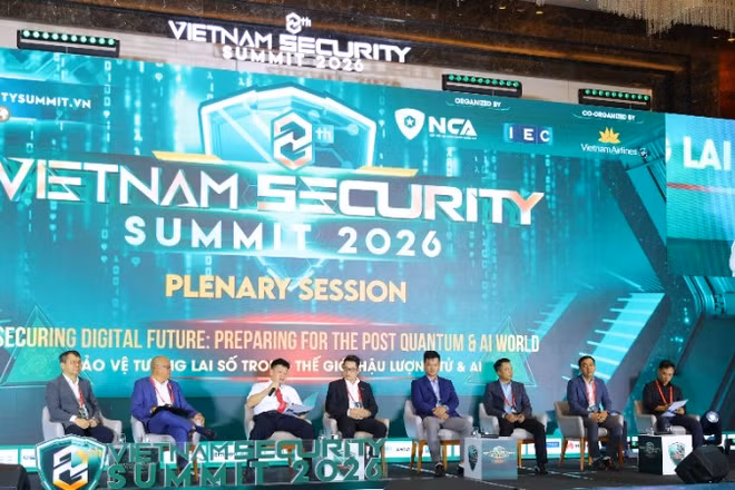 Vietnam Security Summit 2026 diễn ra với chủ đề “Bảo vệ tương lai số trong thế giới hậu lượng tử & AI”.