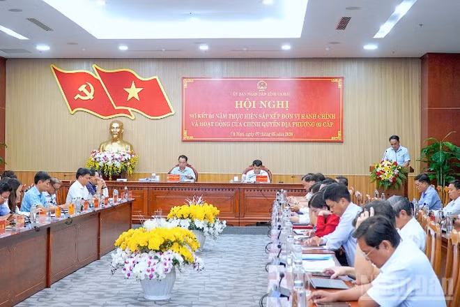 Cà Mau tổ chức hội nghị sơ kết sau một năm sắp xếp bộ máy, vận hành chính quyền địa phương 2 cấp.