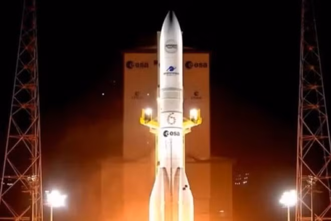 Vụ phóng diễn ra lúc 4 giờ 57 phút sáng giờ EDT ngày 30/3/2026. (Nguồn: Arianespace)