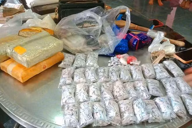 Ma túy tang vật các vụ án.