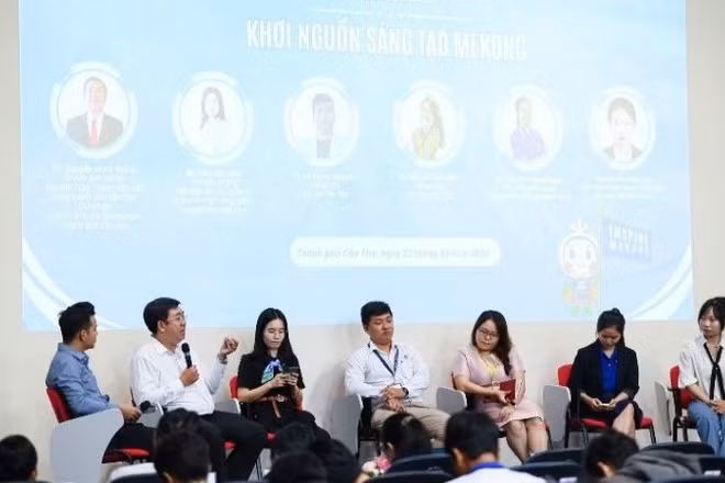 Tọa đàm “Khơi nguồn sáng tạo Mekong”. (Ảnh: BTC)