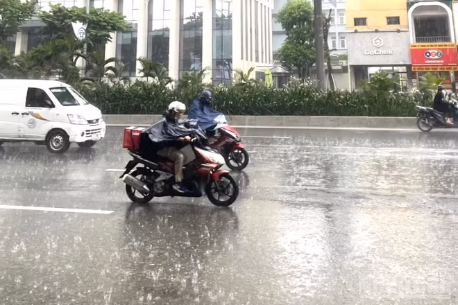 Dự báo khu vực đồng bằng Bắc Bộ có mưa rào. (Ảnh minh họa: Đ.T)