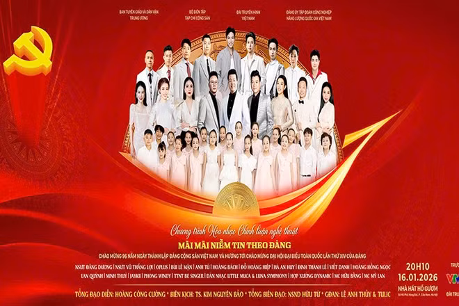 “Mãi mãi niềm tin theo Đảng”, chương trình nghệ thuật đặc biệt chào mừng 96 năm Ngày thành lập Đảng