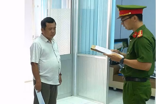 Bị can Nhan Thanh Liêm. (Ảnh: Cổng TTĐT Công an An Giang).