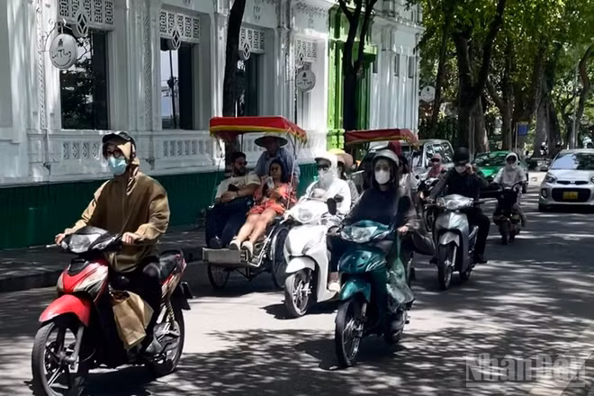 Dự báo khu vực Hà Nội ngày nắng nóng, đêm không mưa. (Ảnh minh họa: Đ.T)