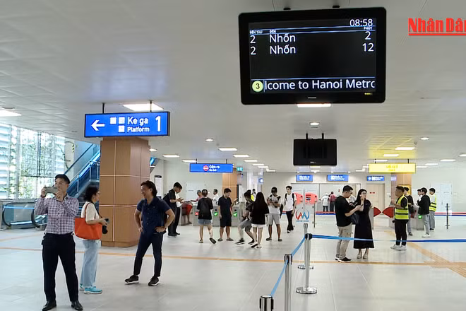[Video] Metro Nhổn - Ga Hà Nội phục vụ gần 14,2 triệu lượt khách