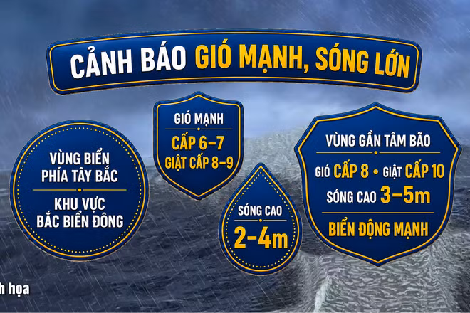 [Video] Áp thấp nhiệt đới trên Biển Đông có khả năng mạnh lên thành bão