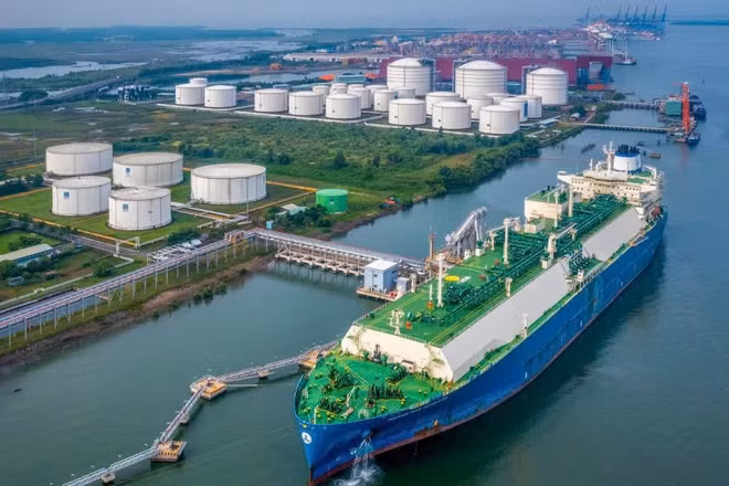 Kho cảng LNG Thị Vải của Tổng công ty Khí Việt Nam (PVGAS - đơn vị thành viên của Petrovietnam).