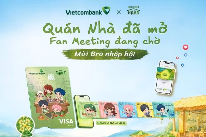 Vietcombank đồng hành cùng Fan Meeting đầu tiên của Quán Nhà Haha, mang hàng nghìn cơ hội gặp gỡ, giao lưu cho khách hàng yêu thích chương trình. (Ảnh: VCB)