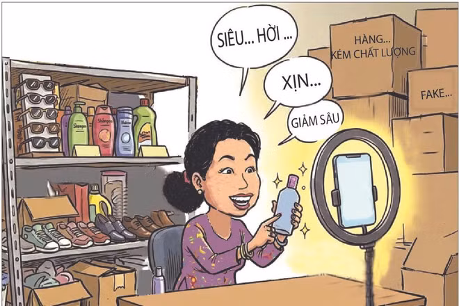 Góc biếm họa: Mua hàng online - cẩn thận giả, thật