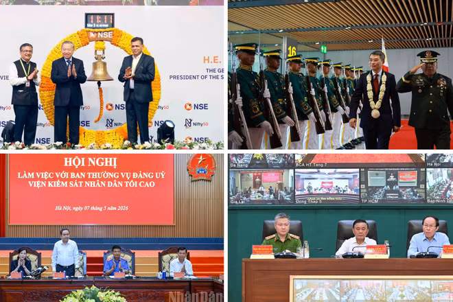 Tin nổi bật ngày 7/5: Tổng Bí thư, Chủ tịch nước Tô Lâm thăm thành phố Mumbai, Ấn Độ; Thủ tướng Lê Minh Hưng tham dự Hội nghị Cấp cao ASEAN lần thứ 48