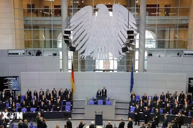 Toàn cảnh phiên họp Quốc hội Đức tại thủ đô Berlin. (Ảnh: THX/TTXVN)