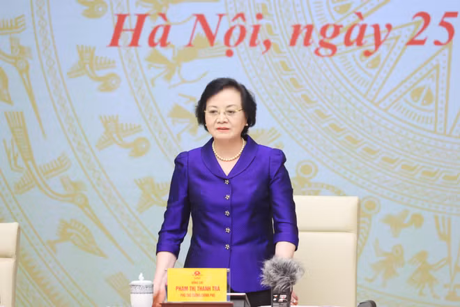 Phó Thủ tướng Phạm Thị Thanh Trà phát biểu chỉ đạo tại Hội nghị. (Ảnh: Lâm Khánh – TTXVN)