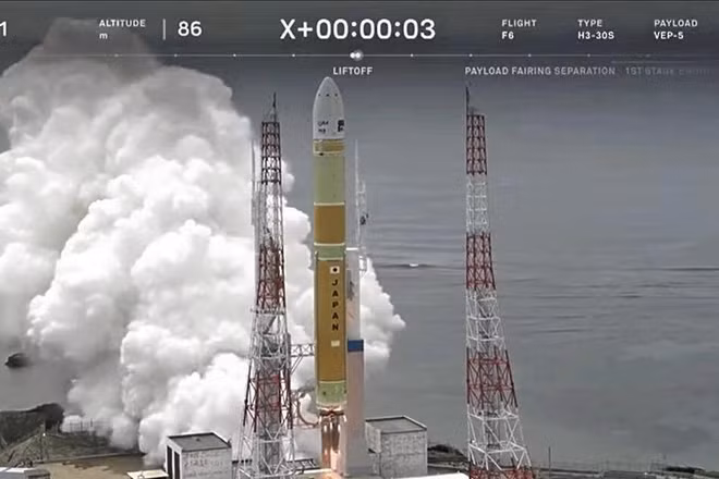 Tên lửa mới được phóng lên ngày 12/6. (Ảnh: JAXA)