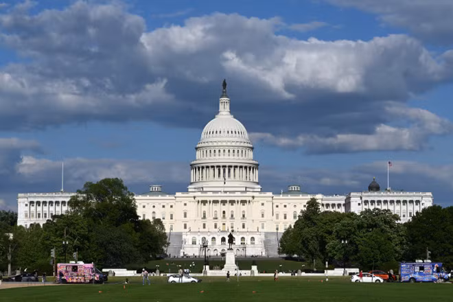Trụ sở Quốc hội Mỹ ở Washington, D.C. Ảnh: THX/TTXVN