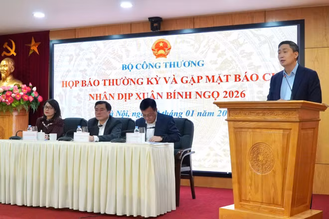 Họp báo thường kỳ Bộ Công thương.