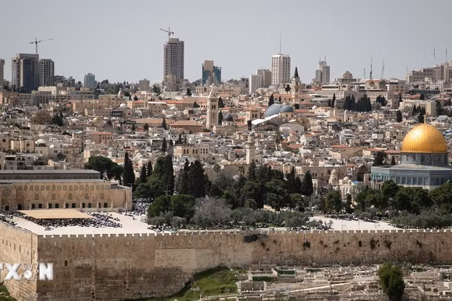 Đền thờ Al-Aqsa (Núi Đền) tại Jerusalem. (Ảnh: THX/TTXVN)