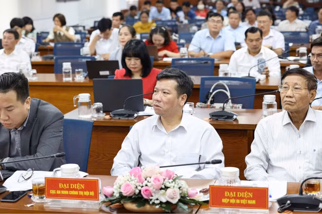 Hội nghị tập huấn nghiệp vụ phòng, chống in lậu năm 2025 tại Thành phố Hồ Chí Minh. (Ảnh: TGCC)