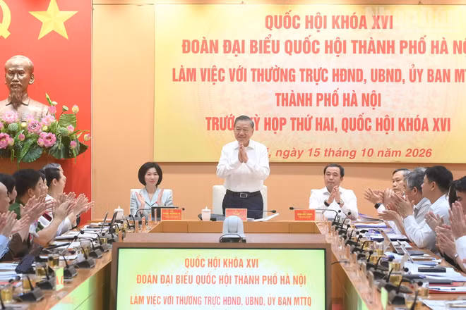 Tổng Bí thư, Chủ tịch nước Tô Lâm dự cuộc làm việc chuẩn bị cho Kỳ họp thứ 2, Quốc hội khóa XVI. (Ảnh: ĐĂNG KHOA)