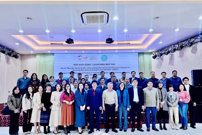 Họp khởi động dự án bảo tồn, tài chính bền vững và phát triển hệ sinh thái phức hợp tại rừng đặc dụng và phòng hộ của Việt Nam.