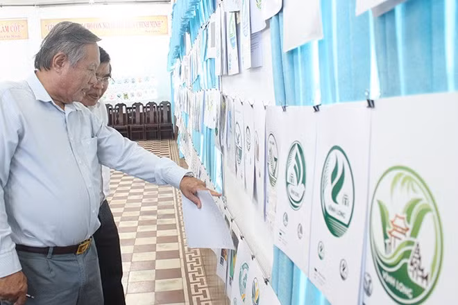 Thành viên Ban giám khảo biểu trưng Vĩnh Long. 