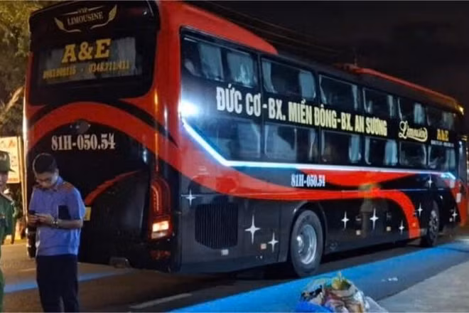 Hiện trường vụ tai nạn.