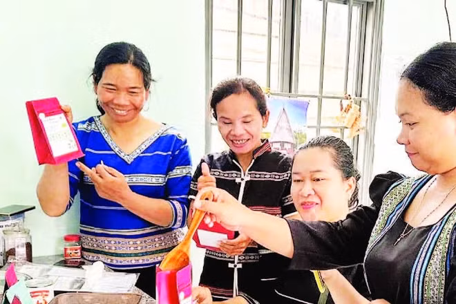 Sản phẩm cà-phê Oh Mi Kơ Ho Coffee do phụ nữ người Cơ Ho sản xuất đạt chứng nhận OCOP 3 sao.