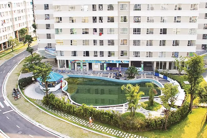 Khu nhà ở xã hội Đặng Xá 2, xã Thuận An, Thành phố Hà Nội (Ảnh TỔNG CÔNG TY VIGLACERA) 