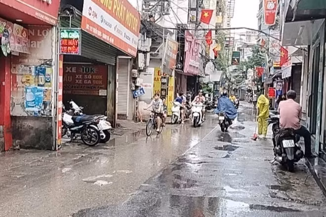 Các tuyến phố tiêu thoát nước nhanh sau mưa lớn. 