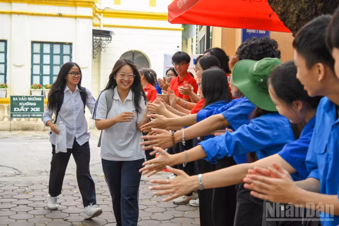 Thí sinh Hà Nội tại kỳ thi tốt nghiệp trung học phổ thông năm 2026 (Ảnh: THẾ ĐẠI)