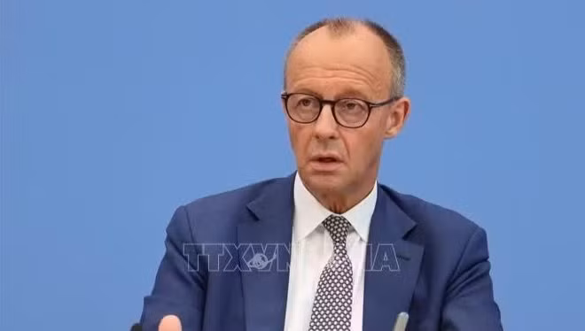 Thủ tướng Đức Friedrich Merz. (Ảnh: THX/TTXVN)