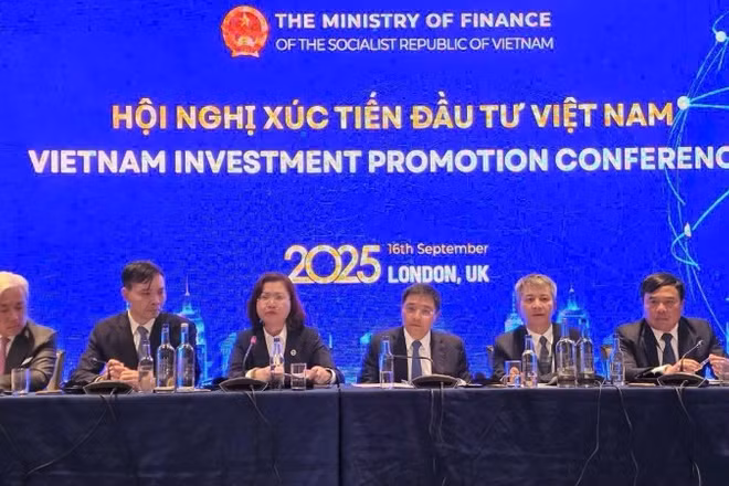 Bộ Tài chính đã tổ chức thành công Hội nghị xúc tiến đầu tư tại Vương quốc Anh. (Ảnh: BTC)