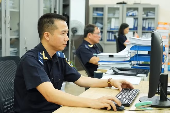 Việc số hóa chứng từ góp phần nâng cao hiệu quả xử lý hồ sơ hải quan. 