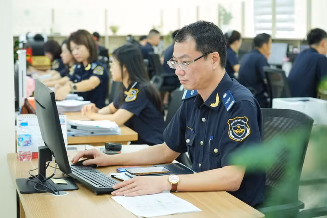 Ứng dụng công nghệ và đổi mới phương thức quản lý hải quan góp phần giảm thời gian, chi phí cho doanh nghiệp. (Ảnh: Cục Hải quan)