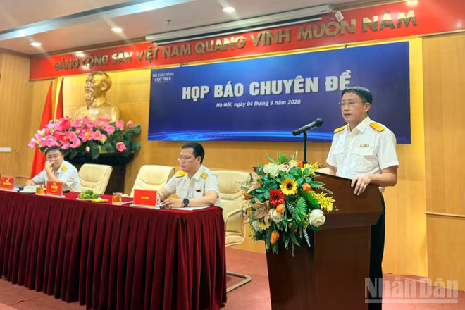 Hình ảnh tại buổi họp báo. (Ảnh: MINH PHƯƠNG)
