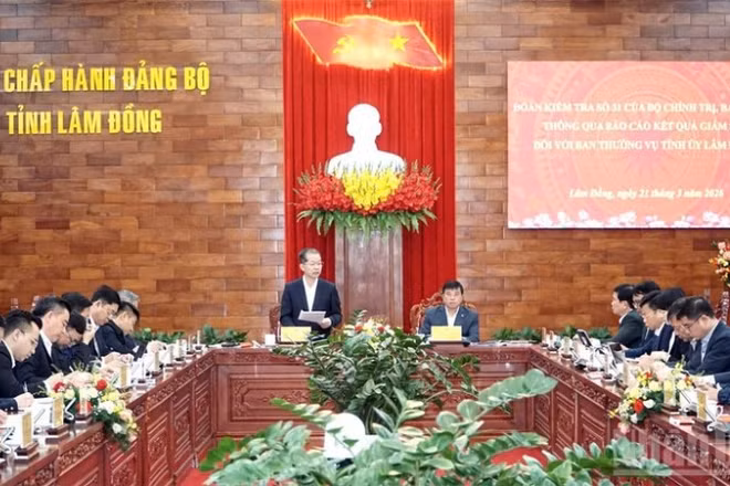 Quang cảnh buổi làm việc.
