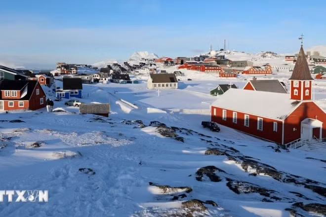 Quang cảnh thành phố Nuuk, Greenland. (Nguồn: THX/TTXVN)