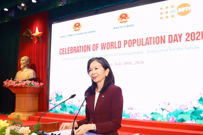Bà Pauline Tamesis, Điều phối viên Thường trú của Liên hợp quốc tại Việt Nam. (Ảnh: THÀNH LONG)