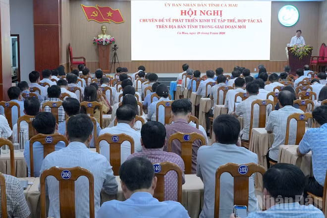 Quang cảnh hội nghị chuyên đề chiều 28/9 tại Cà Mau. (Ảnh: HỮU TÙNG)