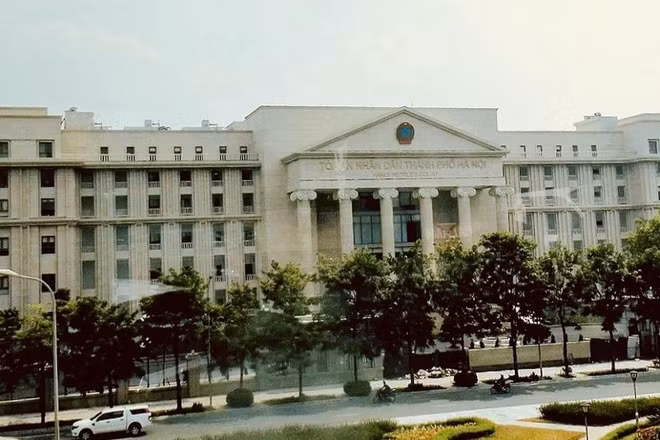 Trụ sở Tòa án nhân dân thành phố Hà Nội. (Ảnh: TRẦN QUÝ)