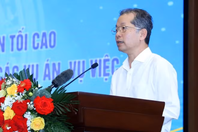 Chánh án Tòa án nhân dân tối cao Nguyễn Văn Quảng.