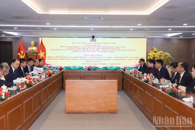 Quang cảnh buổi làm việc