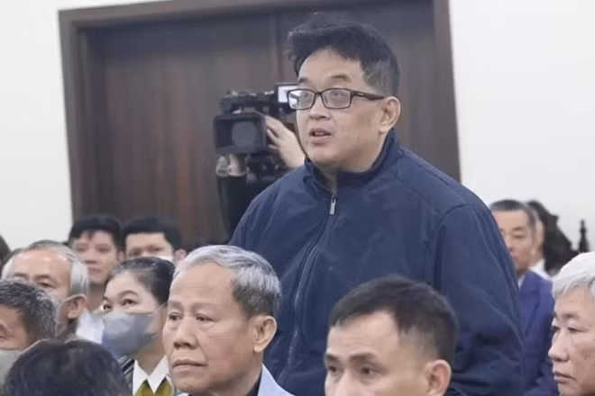 Bị cáo Huỳnh Nguyễn Lộc tại phiên sơ thẩm.
