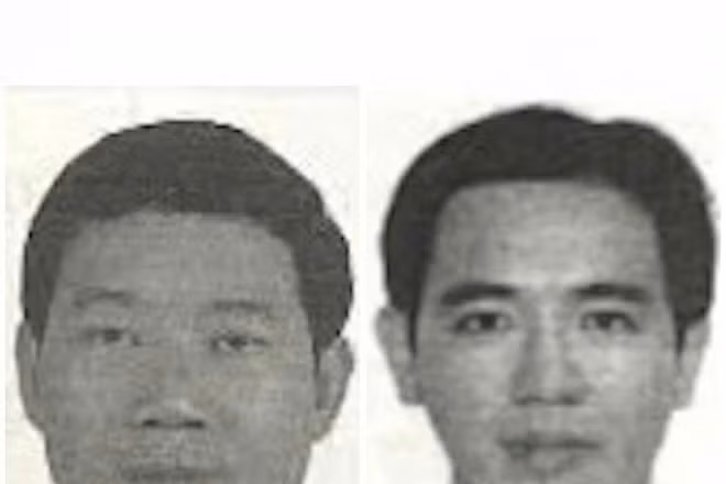 Bị can Đỗ Hoàng Linh và Trần Trọng Nghĩa. (Ảnh: Bộ Công an)
