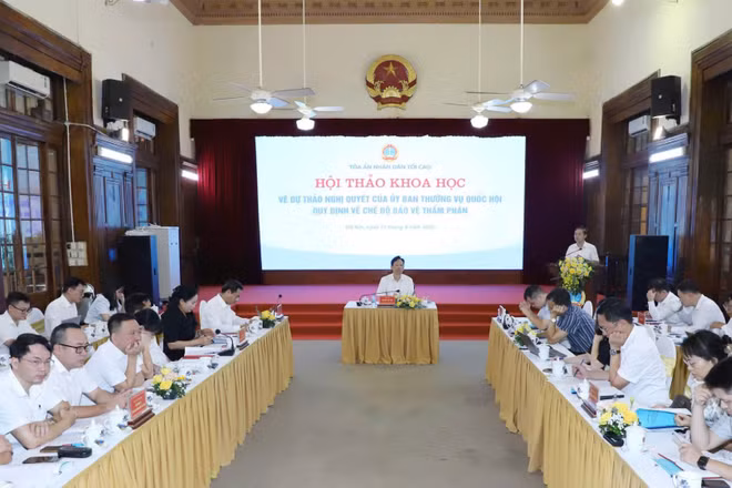Quang cảnh hội thảo. (Ảnh: MĐ)