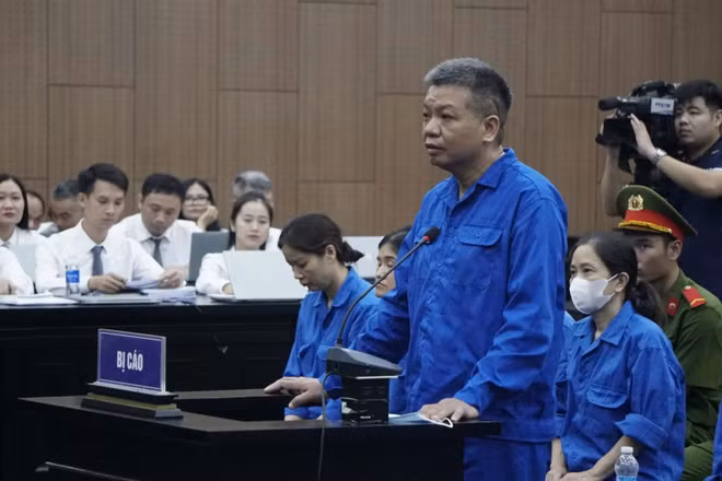 Bị cáo Tống Hải Nam tại phiên tòa. (Ảnh: PHÙNG ANH)