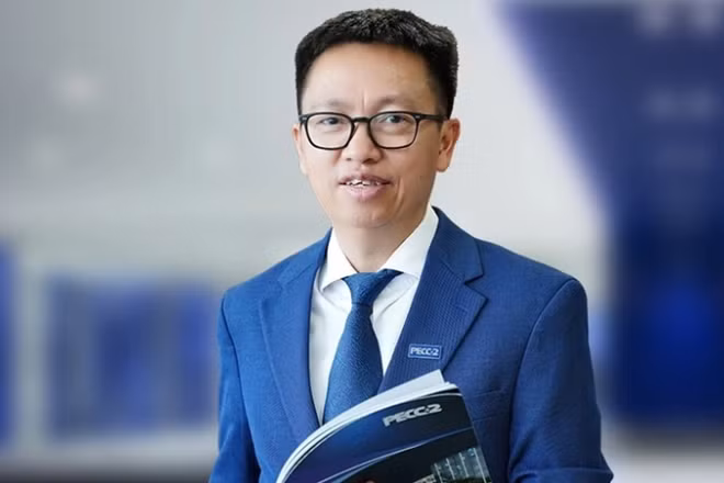 Ông Nguyễn Chơn Hùng khi chưa bị khởi tố. (Ảnh: TV2)